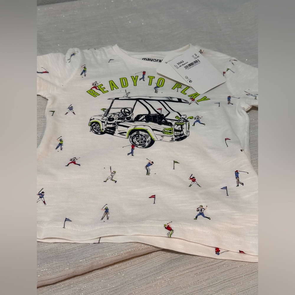 Mayoral Boy “Ready To Play” Tee Size 2
